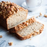 I promise that bourbon banana bread won't make you drunk before noon, but the added bourbon imparts a wonderful subtle butterscotch flavour to this recipe.