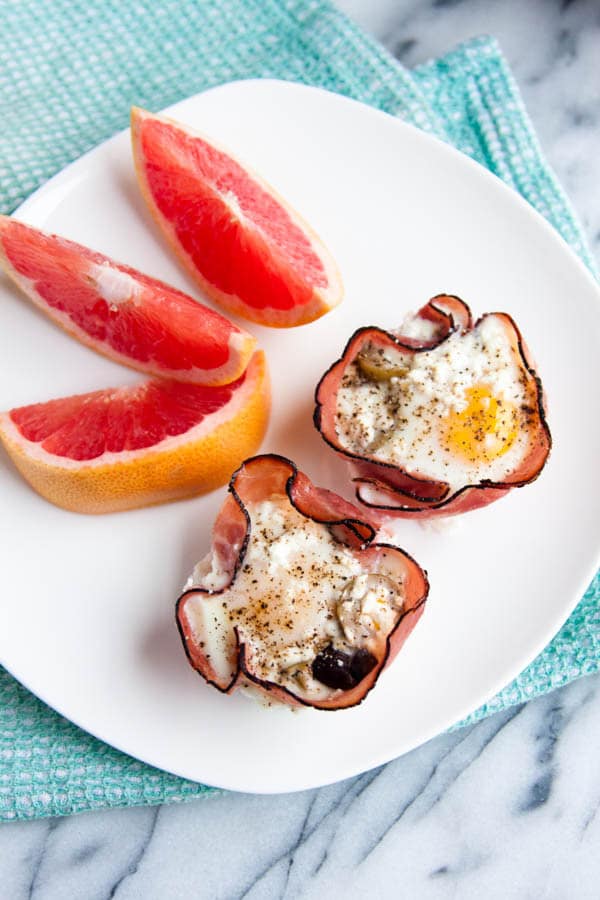 Baked Ham and Egg Cups are easy to assemble and quick for weekday mornings.