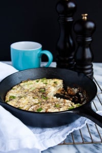 Serve Sweet Potato Feta Frittata for your next brunch party - or for lazy Sunday breakfast.