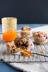 Healthy Double Berry Bran Muffins