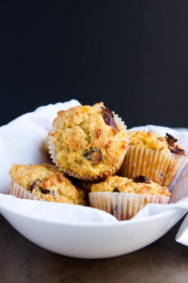 Orange Date Blender Muffins require most of the mixing in a blender - so simple and tasty!