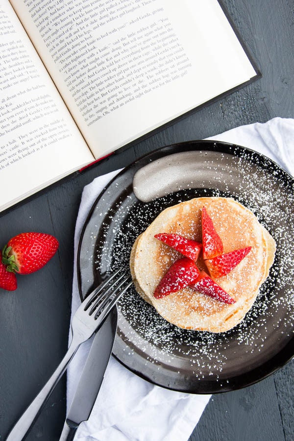 Fluffy Lemon Ricotta Pancakes | breakfast for dinner