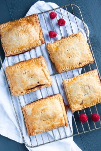 If you love pop tarts, then you will love these Homemade Raspberry Pop Tarts! All the flavor without the fake ingredients!