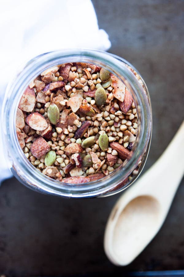 Coconut Buckwheat Granola - a completely gluten-free granola with a satisfying crunch!