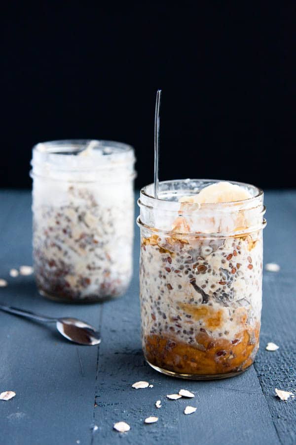 Mason Jar Overnight Oats - 5 Ways - Homemade Home