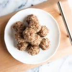 No-Bake Coconut Energy Bites make a quick breakfast to-go or a filling afternoon snack.