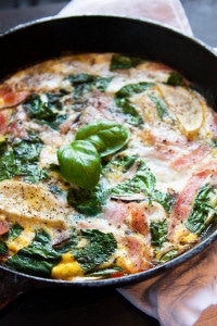 Paleo Sweet Potato Spinach Frittata