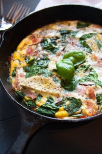 Paleo Sweet Potato Spinach Frittata