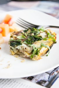 Paleo Sweet Potato Spinach Frittata