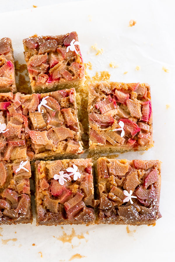 Rhubarb Upside-Down Cake