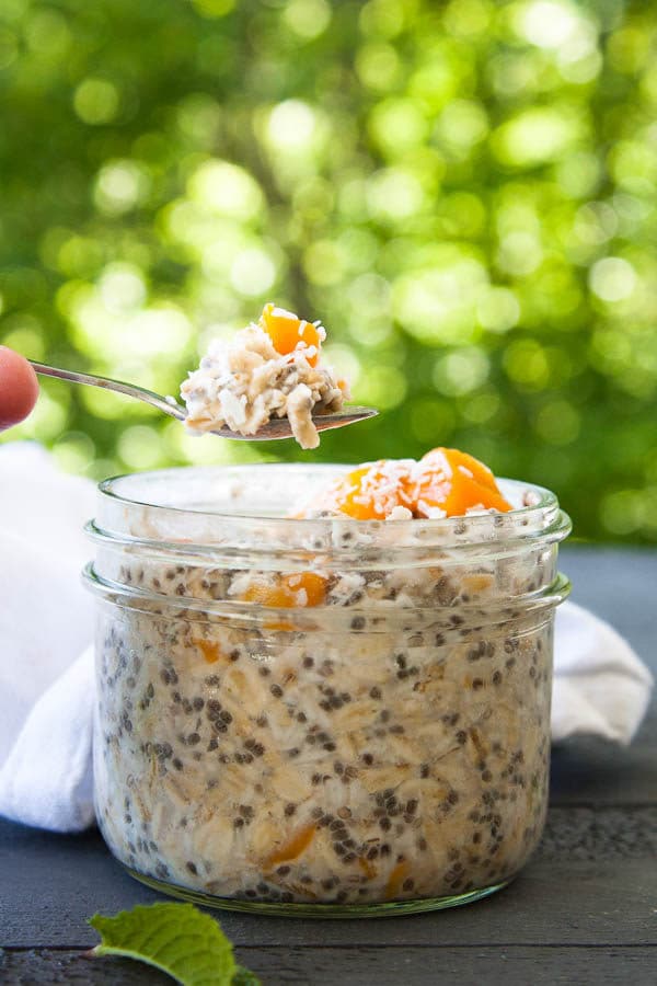 Tropical Overnight Oats | breakfast for dinner