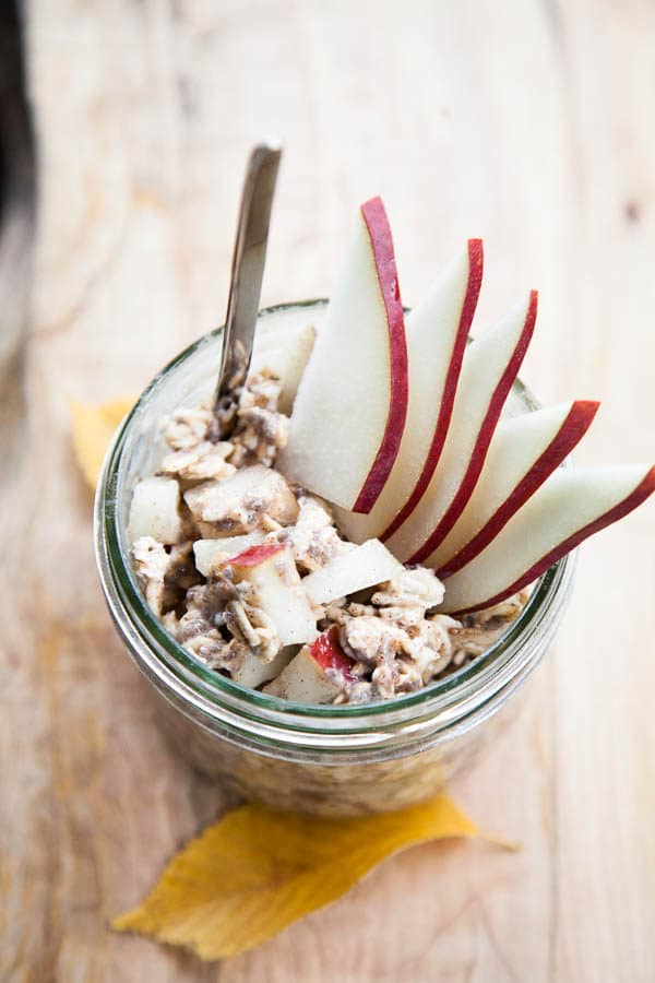 Spiced Pear Overnight Oats - Inspiralized