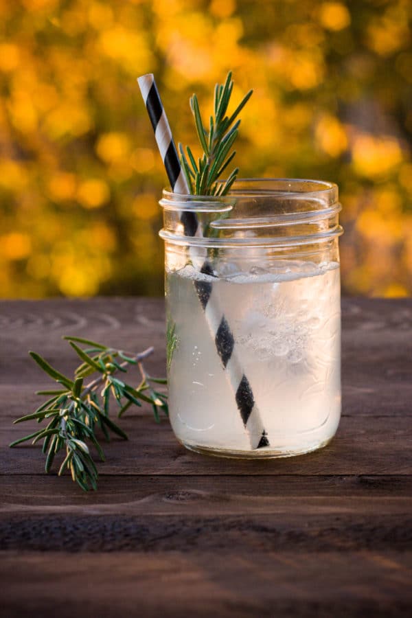  Rosemary Gin Spritzer cocktail | Breakfast for Dinner