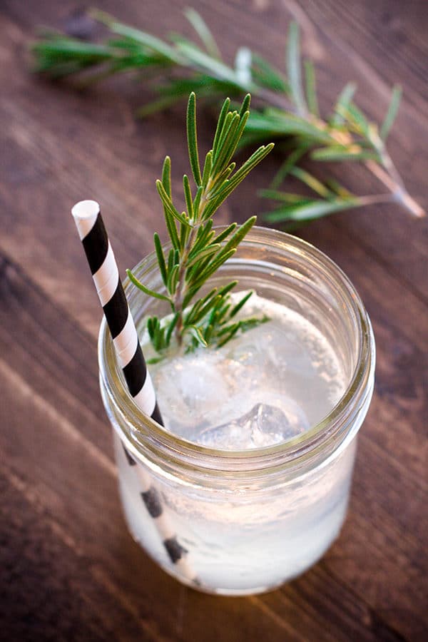  Rosemary Gin Spritzer cocktail | Breakfast for Dinner