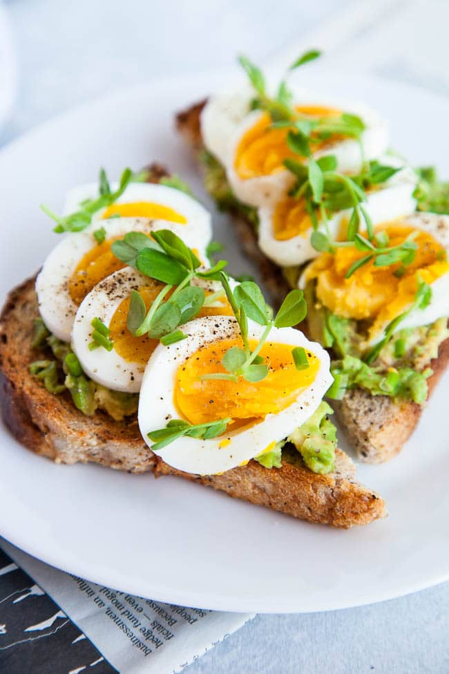 Hard-Boiled Egg and Herb Toast Recipe