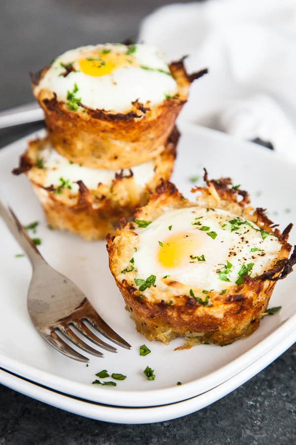 Sweet Potato Egg Nests | breakfast for dinner