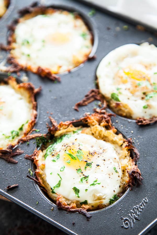 Sweet Potato Egg Nests | breakfast for dinner