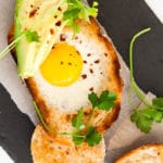 Egg in a Hole is a childhood favourite, and using high quality country bread brings it to adult level. Oozy yellow yolk magic gets sopped up with every bite of toast - and that is a little piece of heaven, my friends.