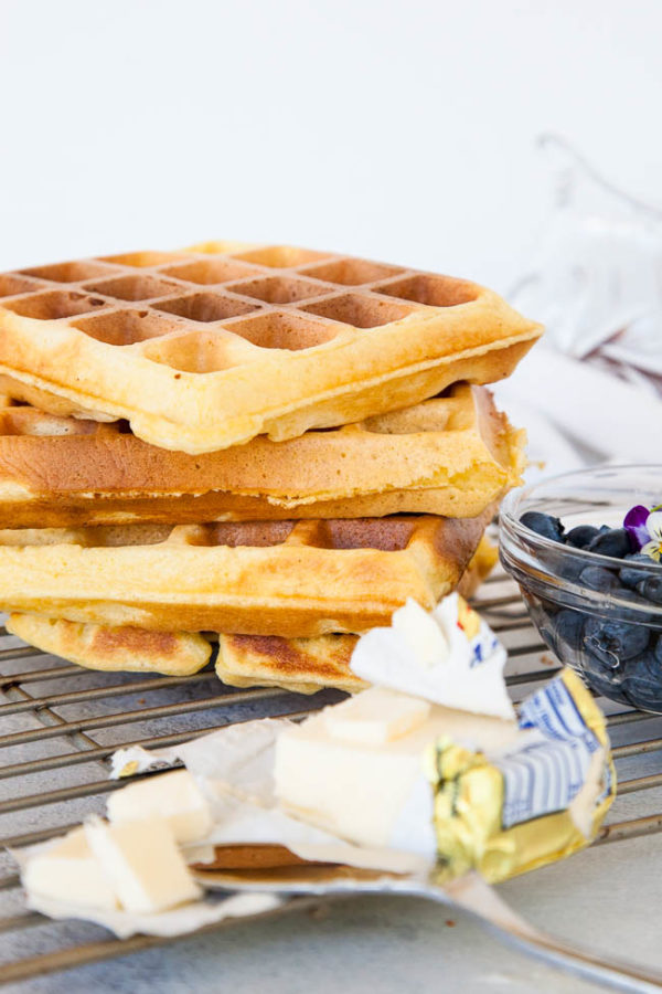 Fluffy Waffles | breakfast for dinner